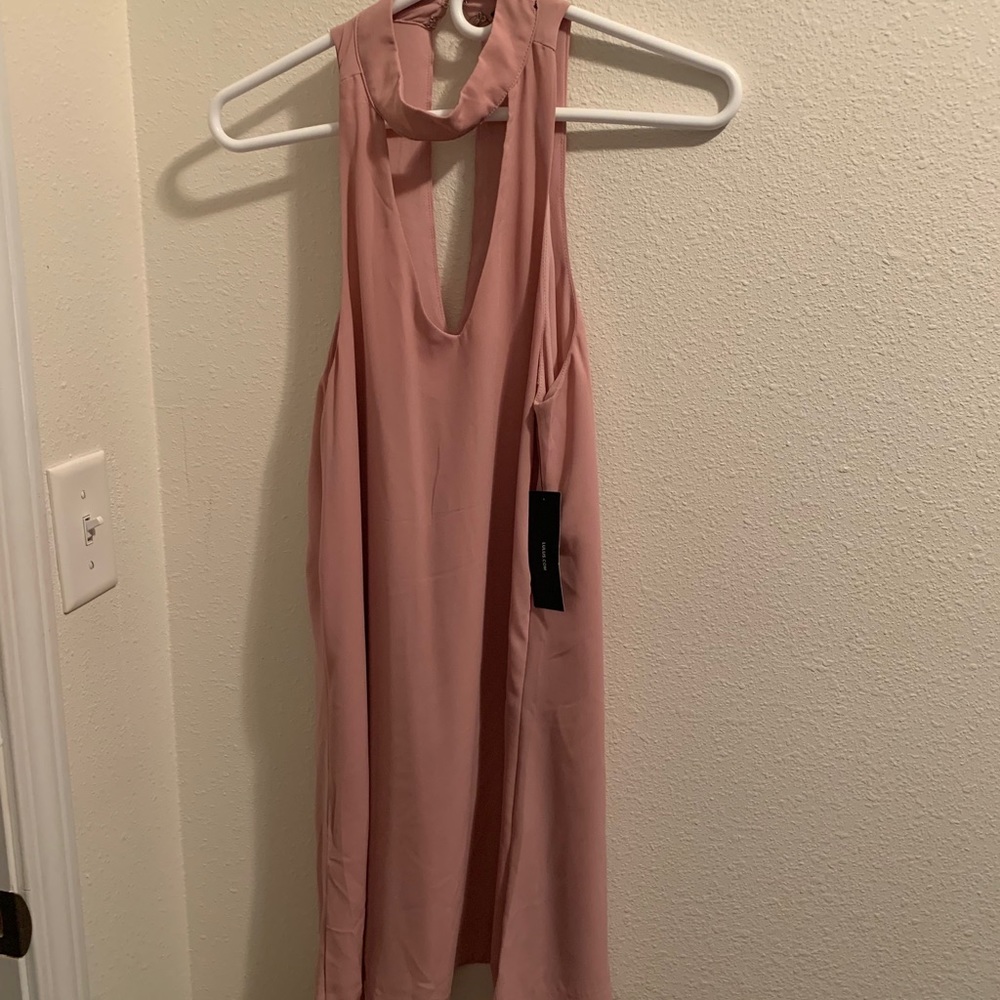Blush Pink Mini Dress